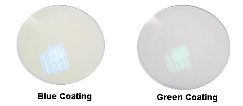 Anti-reflective Coating Blue and Green