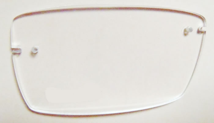 frameless eyeglasses lenses